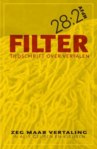 Filter - Tijdschrift over vertalen -Zeg maar vertaling
