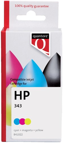 INKCARTRIDGE QUANTORE HP 343 C8766EE -QUANTORE INKJET K20217PR KLEUR
