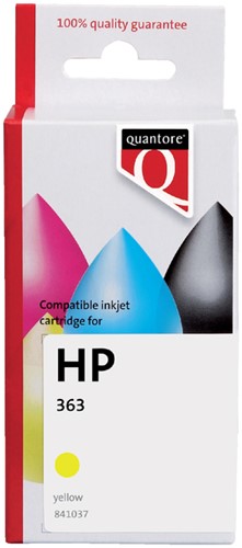 INKCARTRIDGE QUANTORE HP 363 C8773EE -QUANTORE INKJET K20407PR GEEL