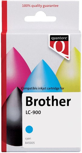 INKCARTRIDGE QUANTORE BRO LC-900 BLAUW -QUANTORE INKJET K12263PR Inkcartridge proprint bro lc-900 blauw