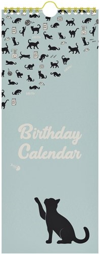 Verjaardagskalender 130x325mm cats -Kalenders btc 509963-1